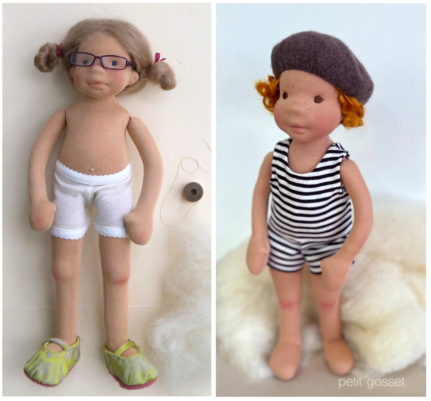 Online Dollmaking Class - Full Course - - March 8 - April 5